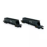 Set de 2 wagons-trémies "SteMi" Typ Faoos - Arnold HN6615 - N 1/160 - SNCF - EP IV/V - 2R