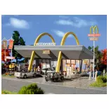 McDonald's Restaurant with McDrive Vollmer 43634 - HO : 1/87 - 176 x 158 x 98 mm