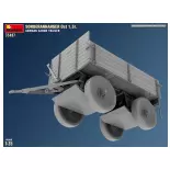 Remorque allemande Sonderanhänger Ost 1,5t  - MINIART 550035487 - 1/35