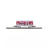 Wagon couvert collector spécial Noël - Azar Models W02-N24 - Z 1/220