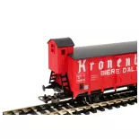 2 Vagones Cubiertos "Kronenbourg" y "Mutzig" - PIKO 97307 - HO 1/87 - SNCF - EP III - DC