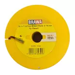 Bobine de câble Brawa 32391 - rouge / noir - pour Roco 