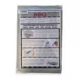 Pack of 3 transparent sheets for HOLI D122 Decals - Inkjet