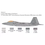 Avion F-22A Raptor - ITALERI I2822 - 1/48 - 2000