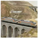 Lot von 2 Elektrolokomotiven Serie BB 7200 | DCC SON | Ls Models 10450S | SNCF