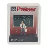 A teacher with PREISER sheet 29107 - HO 1/87