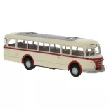 Bus - IFA H 6 B - BREKINA 59850 - Échelle HO - Ivoire clair / rouge
