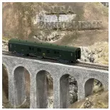 Fourgon à bagages UIC-Y livrée verte - Roco 74359 - HO 1/87 - SNCF - Ep IV - 2R