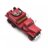 Camion de Pompier GMC "GRIMAUD" - REE MODÈLES CB-081 - HO 1/87 - Rouge