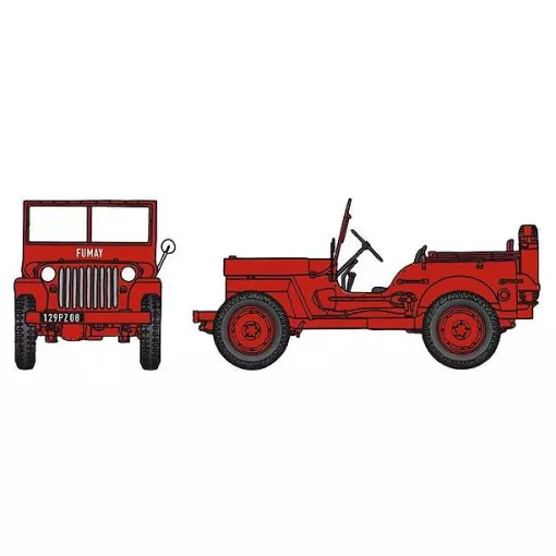 Jeep de pompier de la ville de Fumay