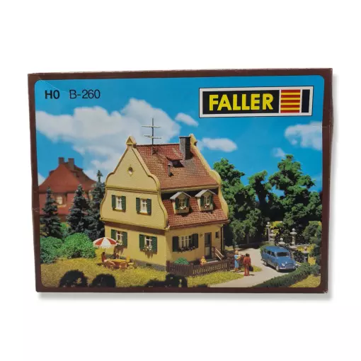 Maison de lotissement "Cité Jardin" miniature Faller B260 - HO 1/87 - 140 x 72 x 120 mm