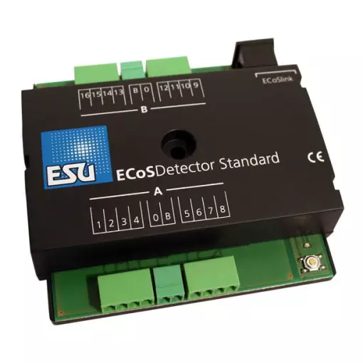 Module ECoSDetector Standard 16 Entrées ESU 50096 - N / TT / HO / O / II / 1