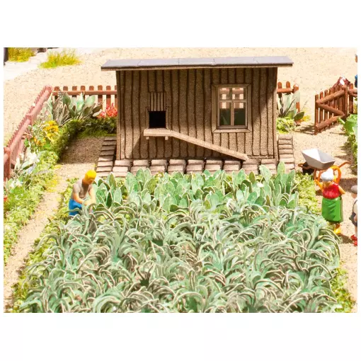 Ensemble de jardin potager / légumes NOCH 14107 - HO 1/87 -