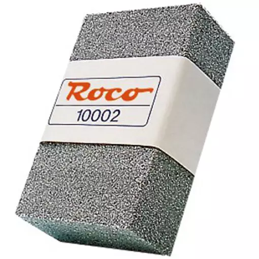 Rubber eraser for track cleaning
