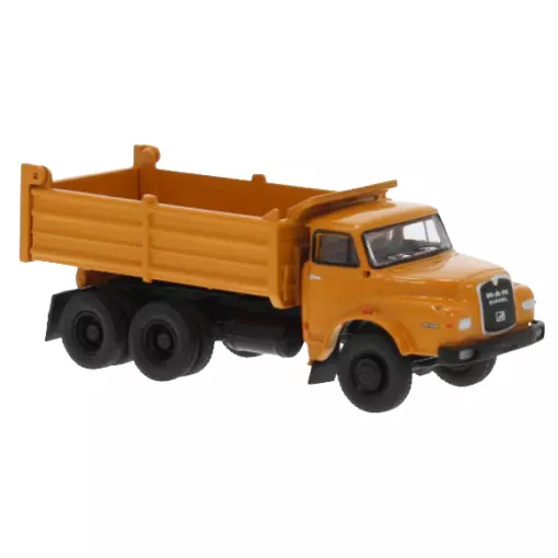 Camion benne MAN 26.280 Brekina 78104 - HO : 1/87 - livrée rouge