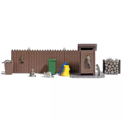 The Busch brand offers a set of 7 raccoons