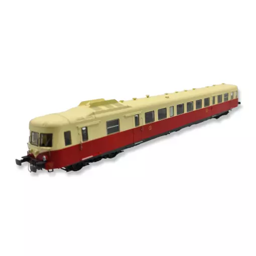 Railcar X 2828 - Red and Cr - SNCF - HO 1/87- REE MB161