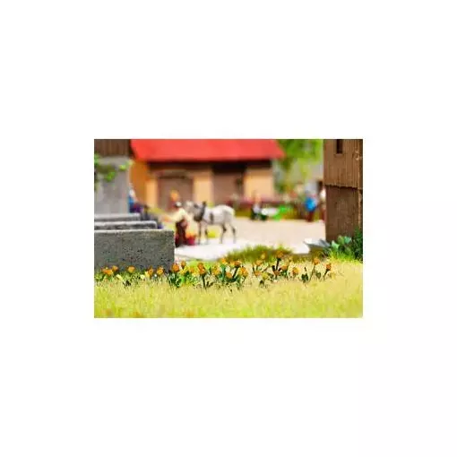Lot de 48 plants de fleur Dent-de-Lion - LaserCut - NOCH 14124 - HO 1/87 -