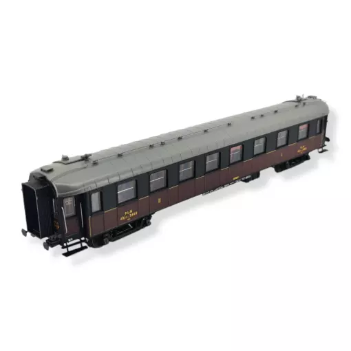 A black/red PLM REE MODELES OCEM RA car VB378 - SNCF - HO 1/87 - EP III