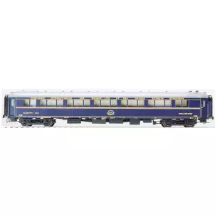 Voiture voyageur CIWL WL Zo livrée bleu 1956 avec monogramme n° 2725