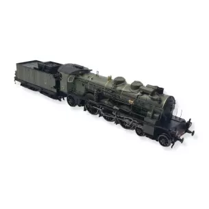 Locomotive à vapeur 231 D 154 Verte REE MODELES MB134  - PLM - HO 1/87 - EP II