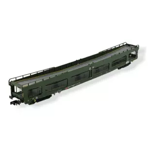 Wagon de transport automobiles DDm 916 MF Train N33308 - N 1/160 - DB AG - EP V