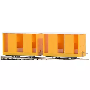 Lot of 2 wagons for personnel transport