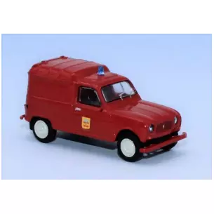 Renault 4 Fourgonnette, pompier du Mans
