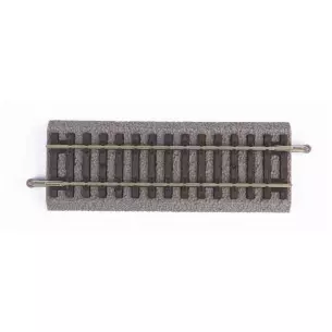Rail droit avec ballast voie A de dimensions 115 mm.