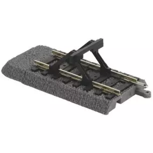 Rail PIKO A avec ballast - Heurtoir