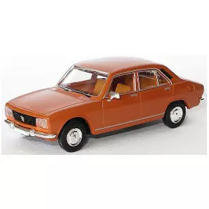 Peugeot 504 livrée brun orange