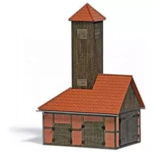 Caserne de pompiers BUSCH 1453 - HO 1/87