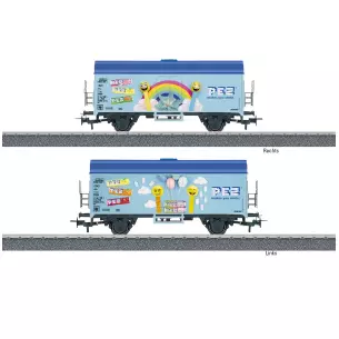 Un wagon réfrigérant Pub "PEZ" MARKLIN START UP 44219 - HO 1/87 - EP VI