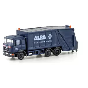 Camion poubelle MAN F90 "Alba" - LEMKE LC4661 - N 1/160 - véhicule miniature