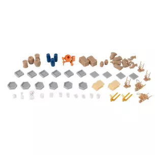 Kit de décoration quincaillerie Faller 180352 - HO : 1/87 - EP IV