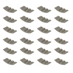 Pack de 24 segments de cuvelage Faller 180349 - HO : 1/87 - 35 x 15 x 5 mm