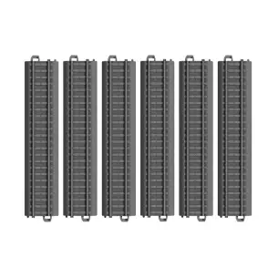 6 plastic straight track elements 180 mm MARKLIN MY WORLD 23180 - HO 1/87