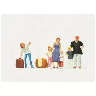 Lot de 6 personnages voyageurs Merten 0282539 en attente - TT 1/120