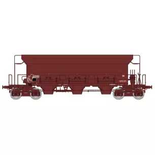 Wagon trémie F70 Eads REE MODELES WB669 - HO : 1/87 - SNCF - EP IV