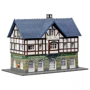 Branch of the "Dresdner Bank" Faller 232565 "Hobby" range - N : 1/160 - EP III
