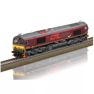 Class 66 JT42CWR TRIX 22698 Diesel Locomotive - CFL Cargo - HO 1/87 - EP VI