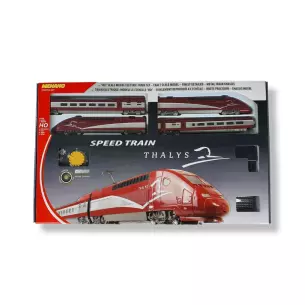 Set de départ TGV THALYS Mehano T106 - HO : 1/87 - ovale de voie inclut