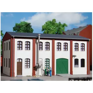 Lot de 6 murs + ouvertures portes et fenêtres AUHAGEN 80707 - HO 1/87 - 46x86mm