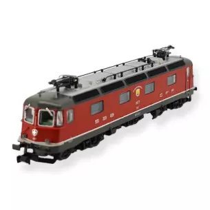 Locomotive électrique Re 6/6 Fleischmann 11677 - N 1/160 - CFF - EP IV-V