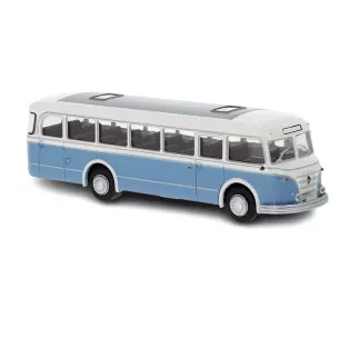 Bus IFA H6B Blanc et bleu ciel BREKINA 59853 - HO 1/87 - Bus rétro