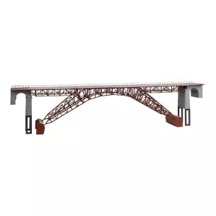 Pont ferroviaire en acier Faller 191776 - HO : 1/87 - 1100 x 115 x 255 mm