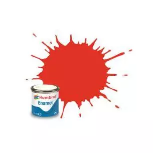Peinture cellulosique couleur Rouge clair N°1321 - Humbrol AA6027 - 14 mL