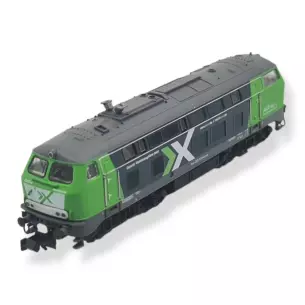 Locomotive diesel série 225 Minitrix 16253 - N 1/160 - EP VI