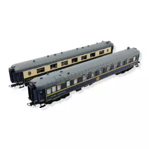 Set 2 voitures Pullman "étoile du nord et Taurus" JOUEF HJ4172 CIWL - HO 1/87 EP VI