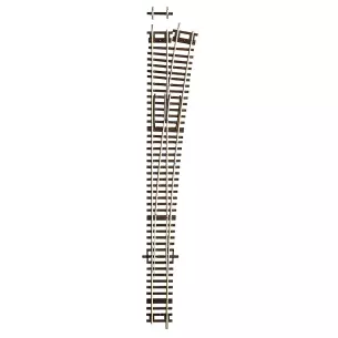 Aiguillage long à droite Wr10 Roco 42489 - R 1946 mm- 10° - HO : 1/87 - Code 83
